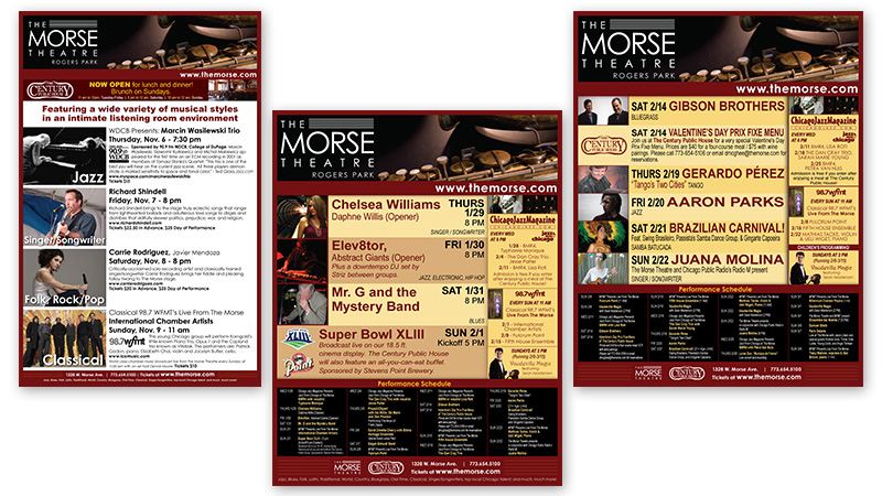 Morse Ads: Printed Posters