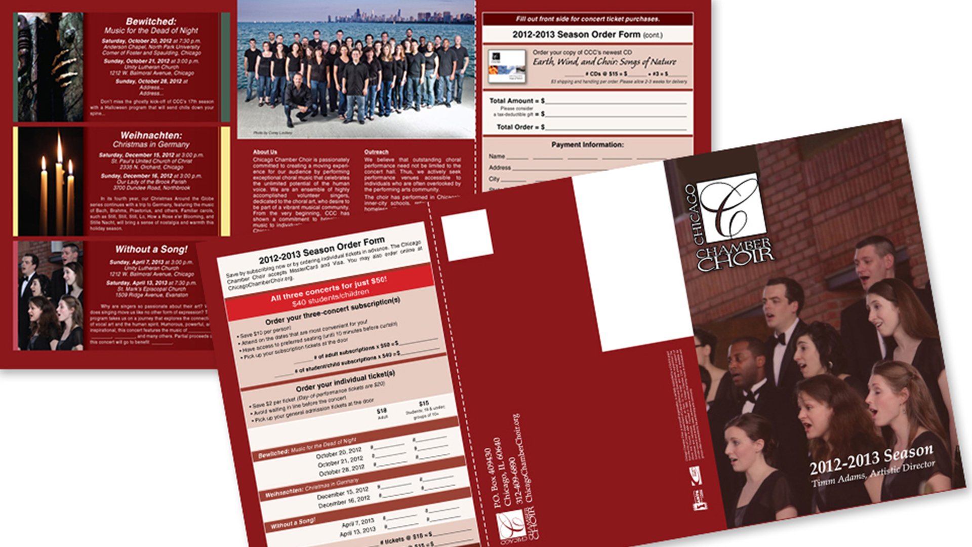Chicago Chamber Choir’s 2012-13 Season Collateral