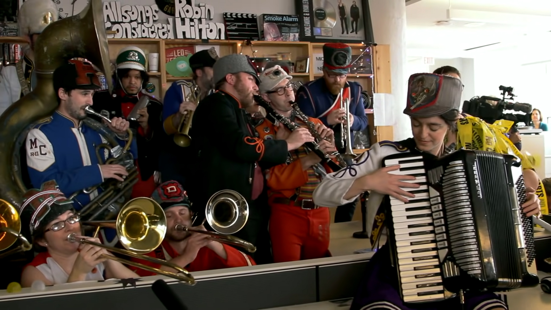 Featured Images: Mucca Pazza NPR Music Tiny Desk Concert